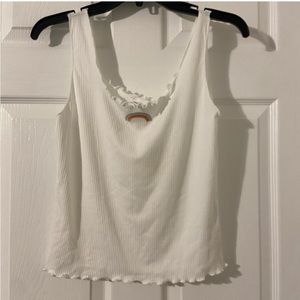 Rainbow crop top xl‎